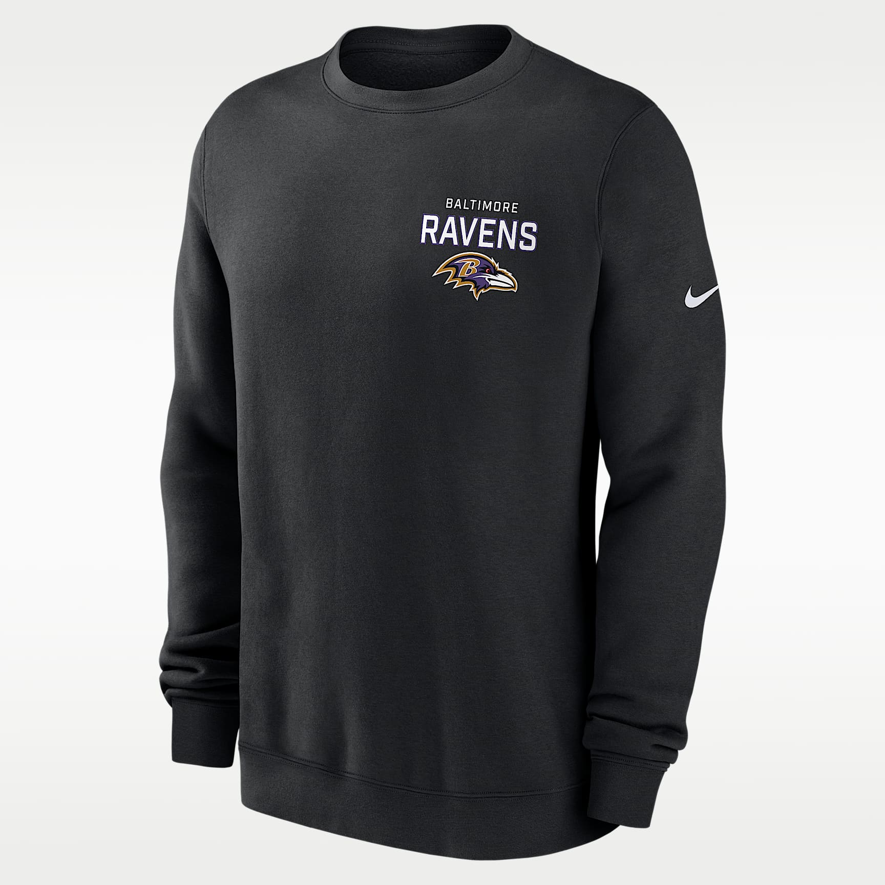 Baltimore Ravens Draw Block Club Men's Nike NFL Pullover Crew